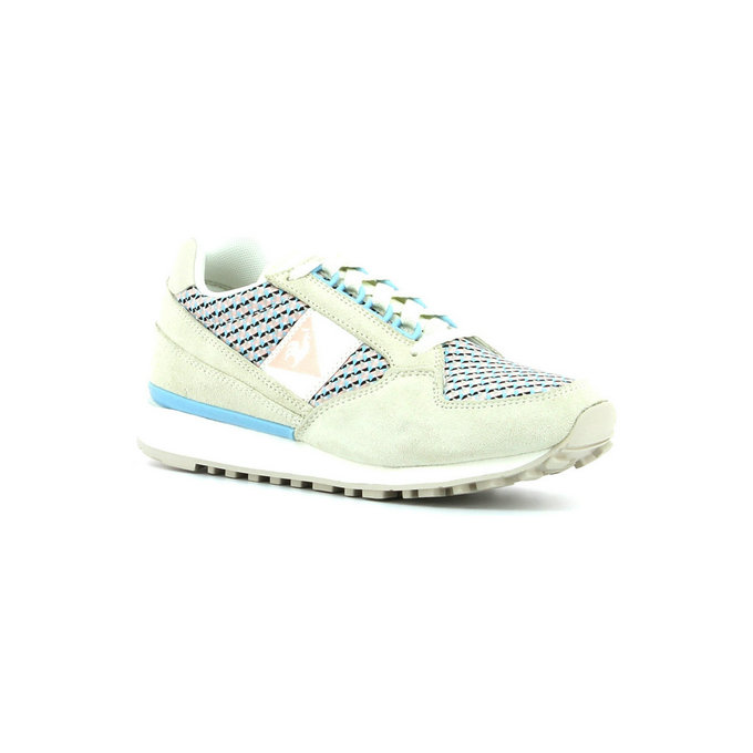 Le Coq Sportif Eclat W Geo Jacquard Marshmallow / Tropical - Chaussures Baskets Basses Femme